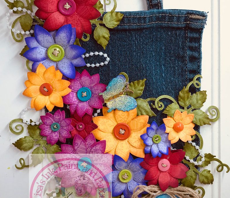 Buttons and Blooms on a Pocket